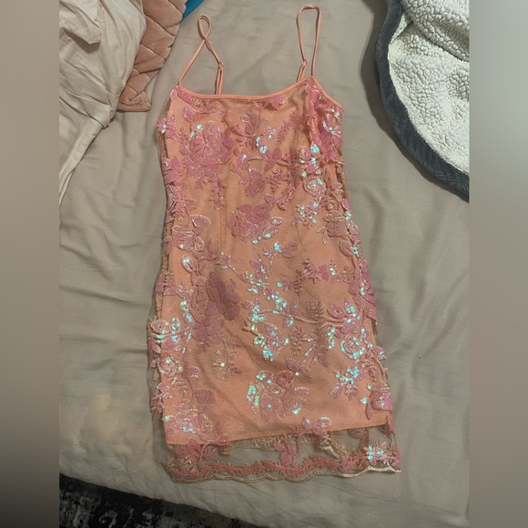 Lucy in the Sky Dresses Lucky In The Sky Coralpink Mini Dress